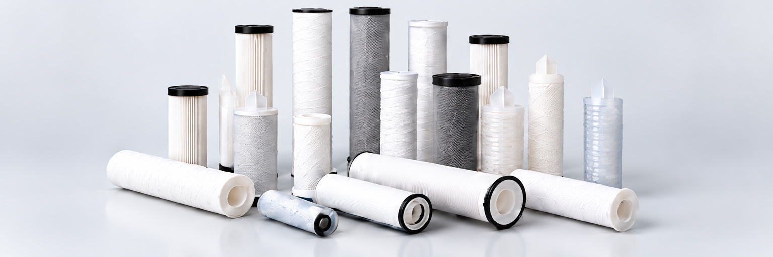 Cartridge filter range