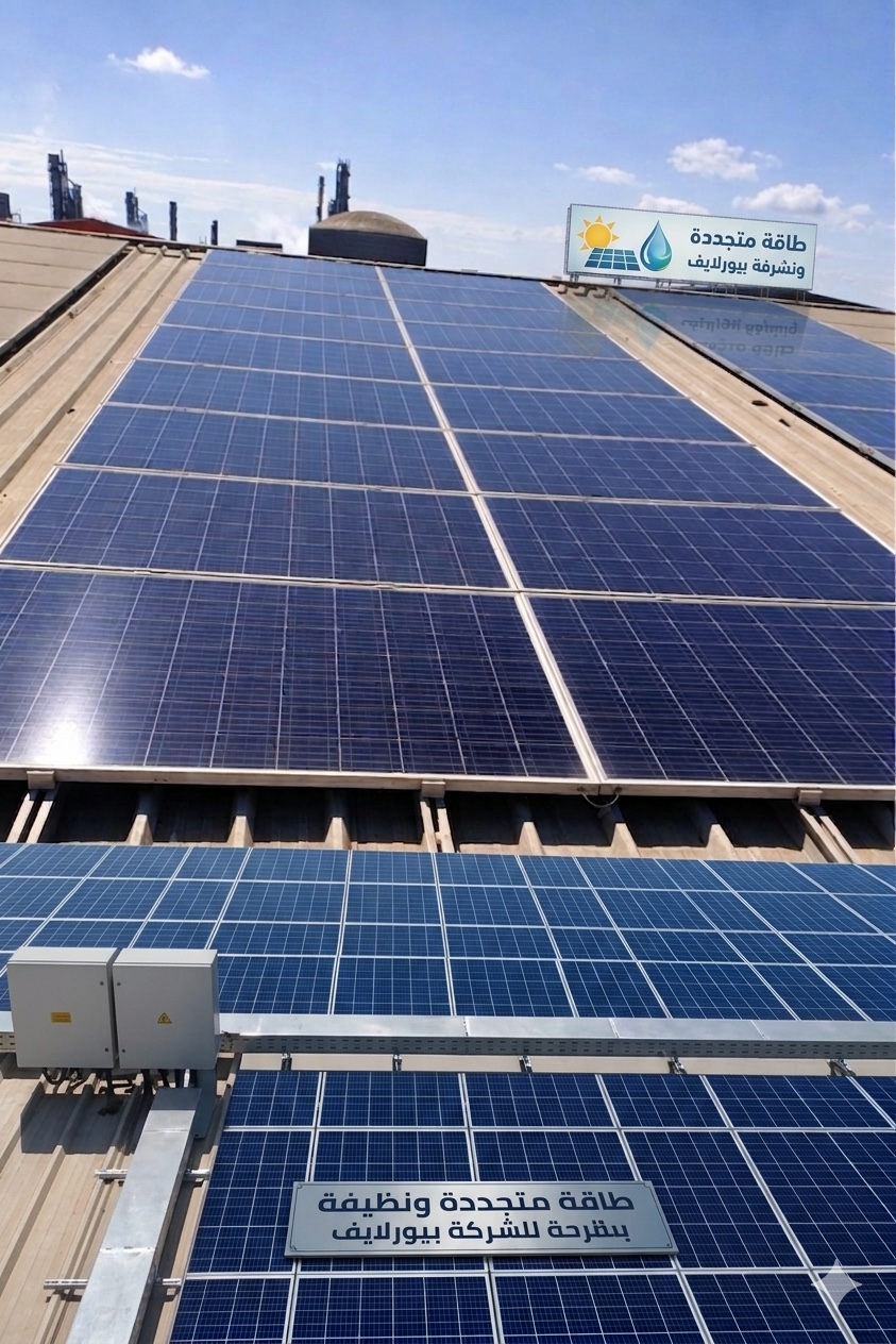 Solar panels at PureLife