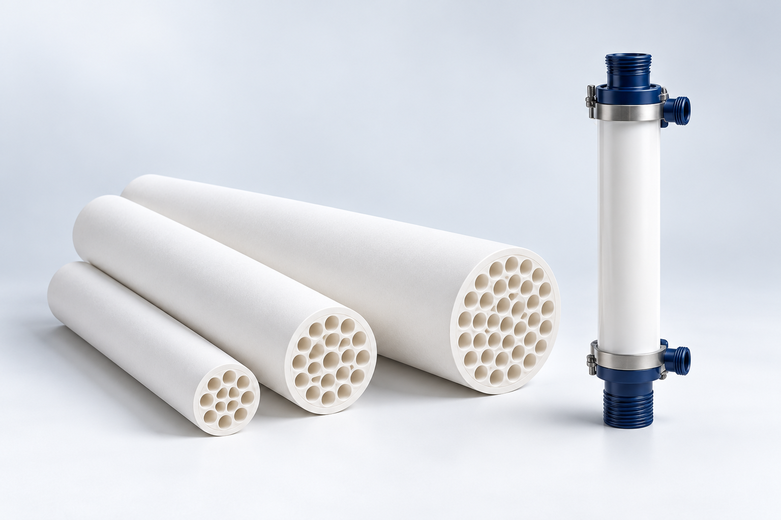 Membrane filtration product family illustration